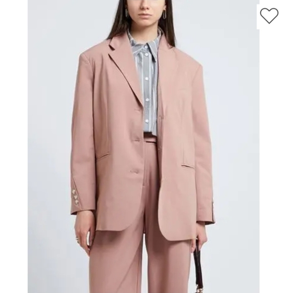 Topshop Women's Blazer in Mauve. Oversized. Size 6. - Picture 2 of 3